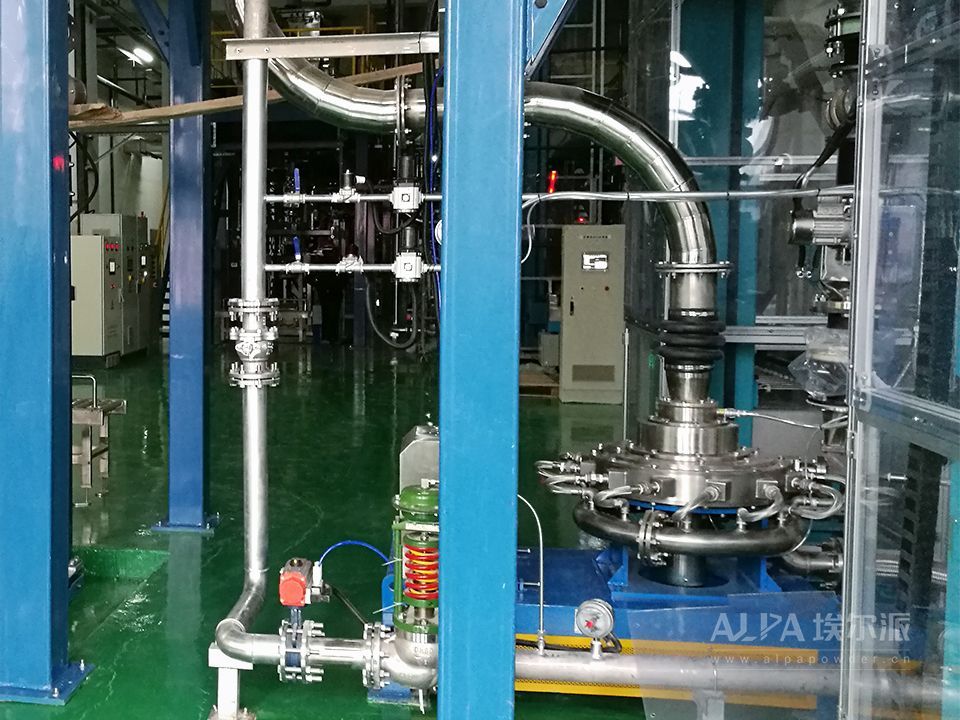 甯德某新材料工廠單晶三元材料MQP氣流微米粉碎機